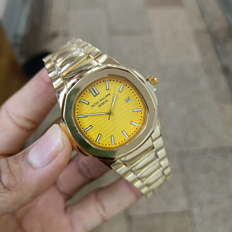 PP Geneve Gold Mens Watch Collection