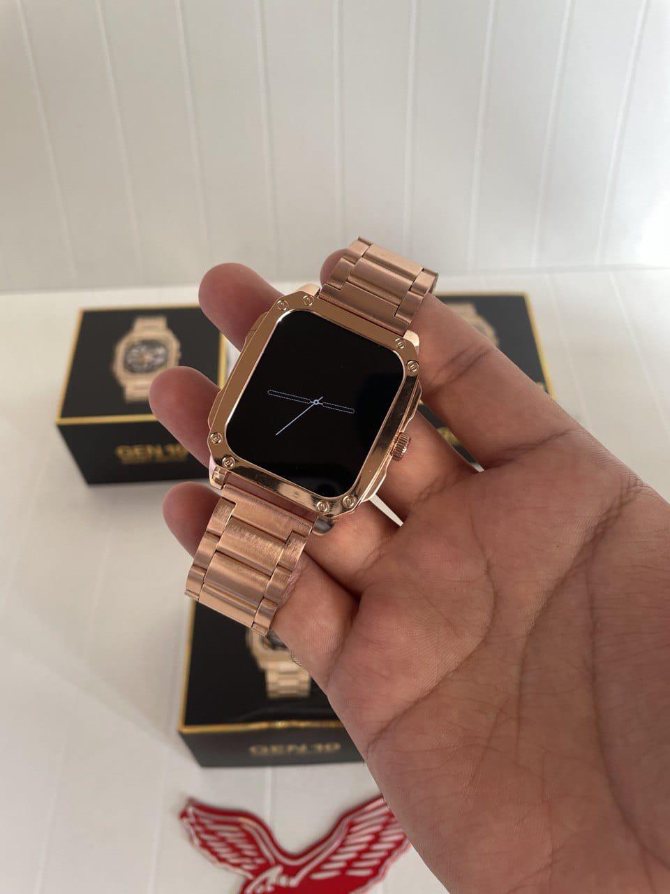 Fs Generation 10  Mens SmartWatch Rosegold Dual strap Edition