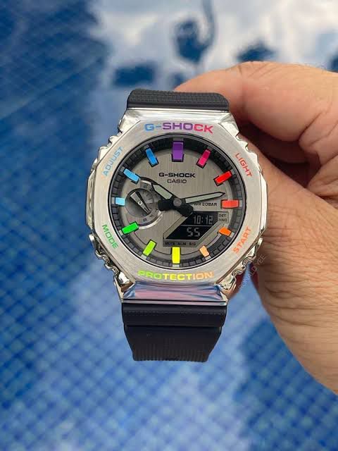 GS GA2100 Rainbow edition colour For Mens