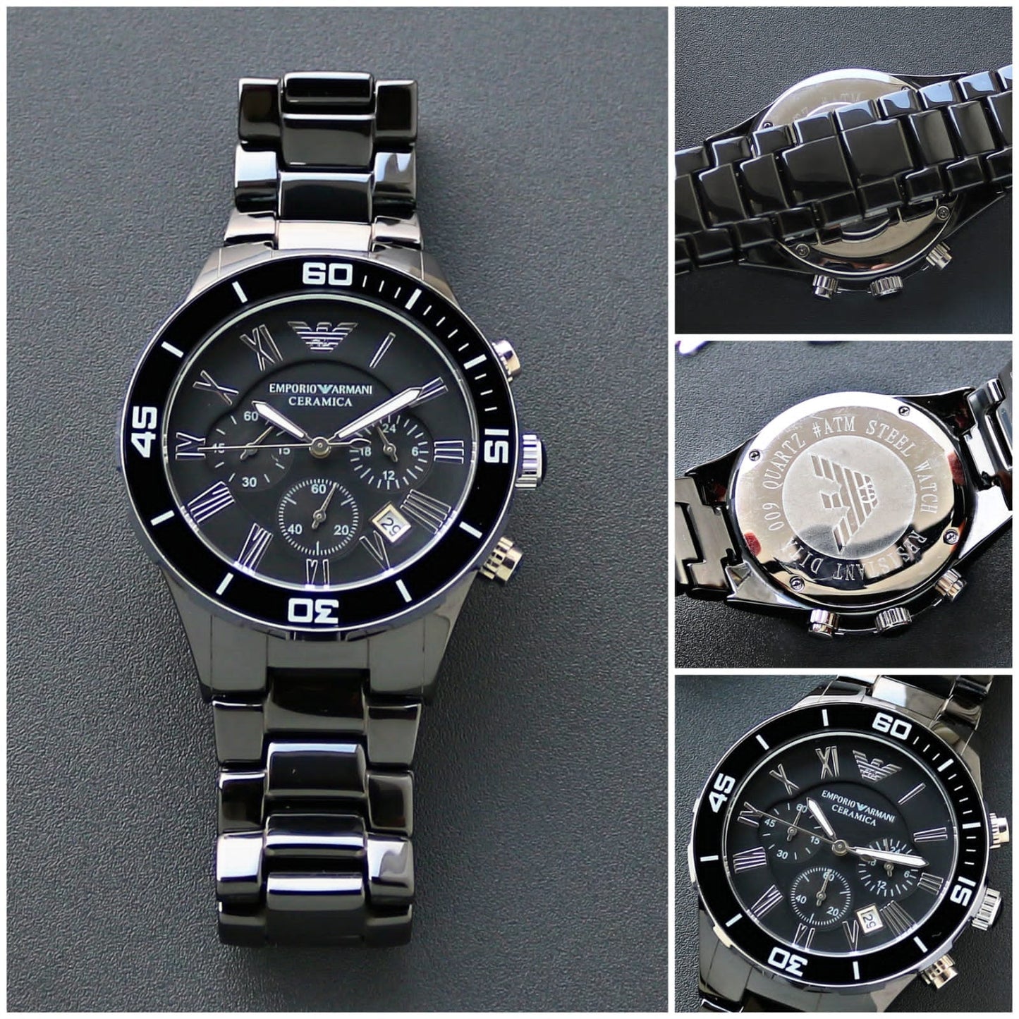 EA Ceramica Black Collection For Men