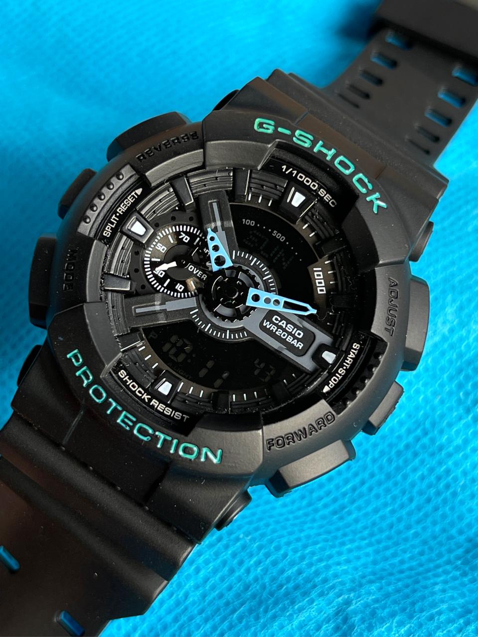 GS Ga 110 1b Black Blue Edition For Men