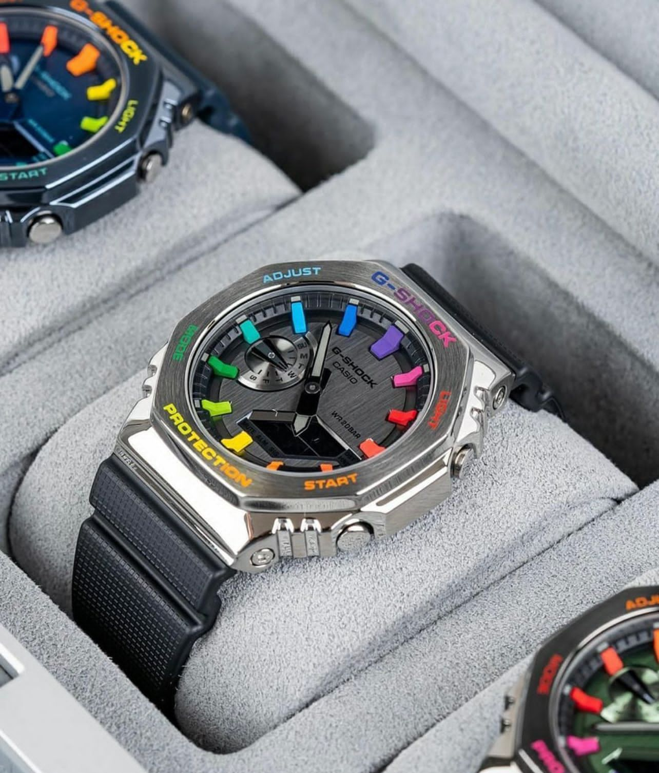 GS GA2100 Rainbow edition colour For Mens