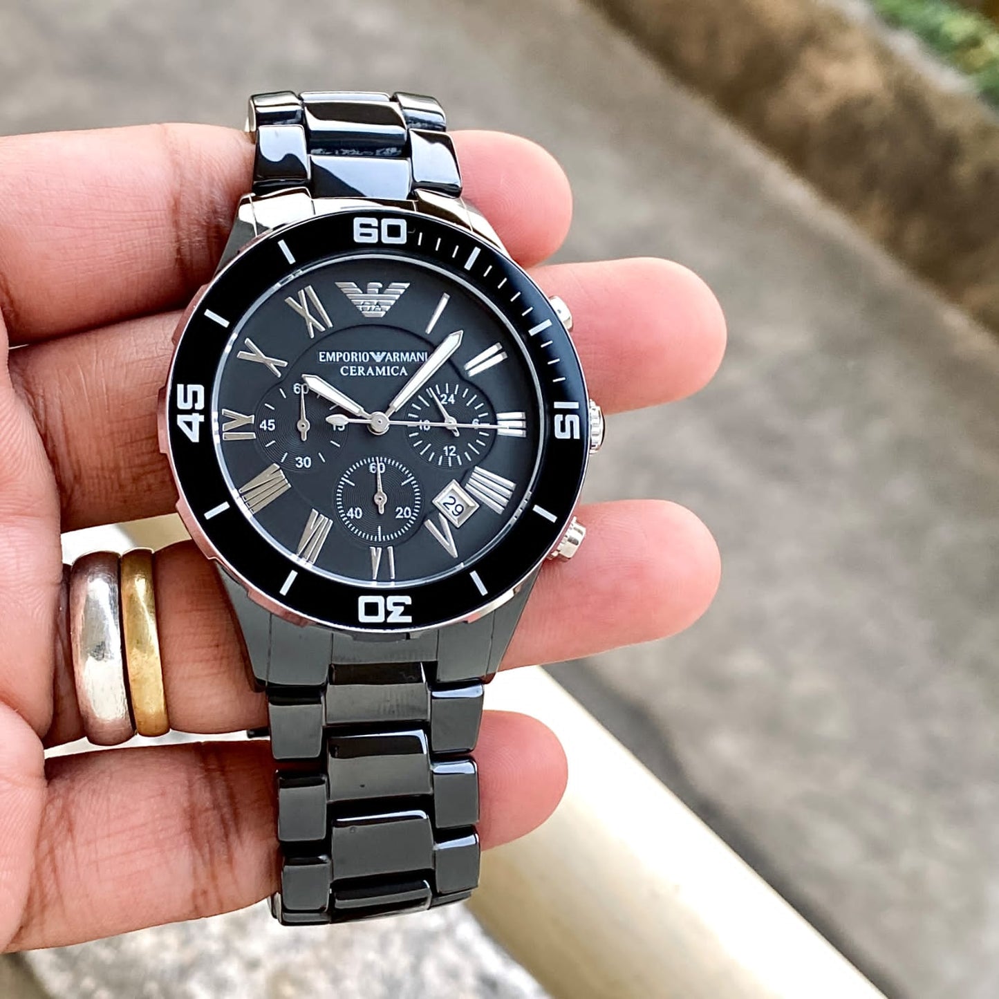 EA Ceramica Black Collection For Men