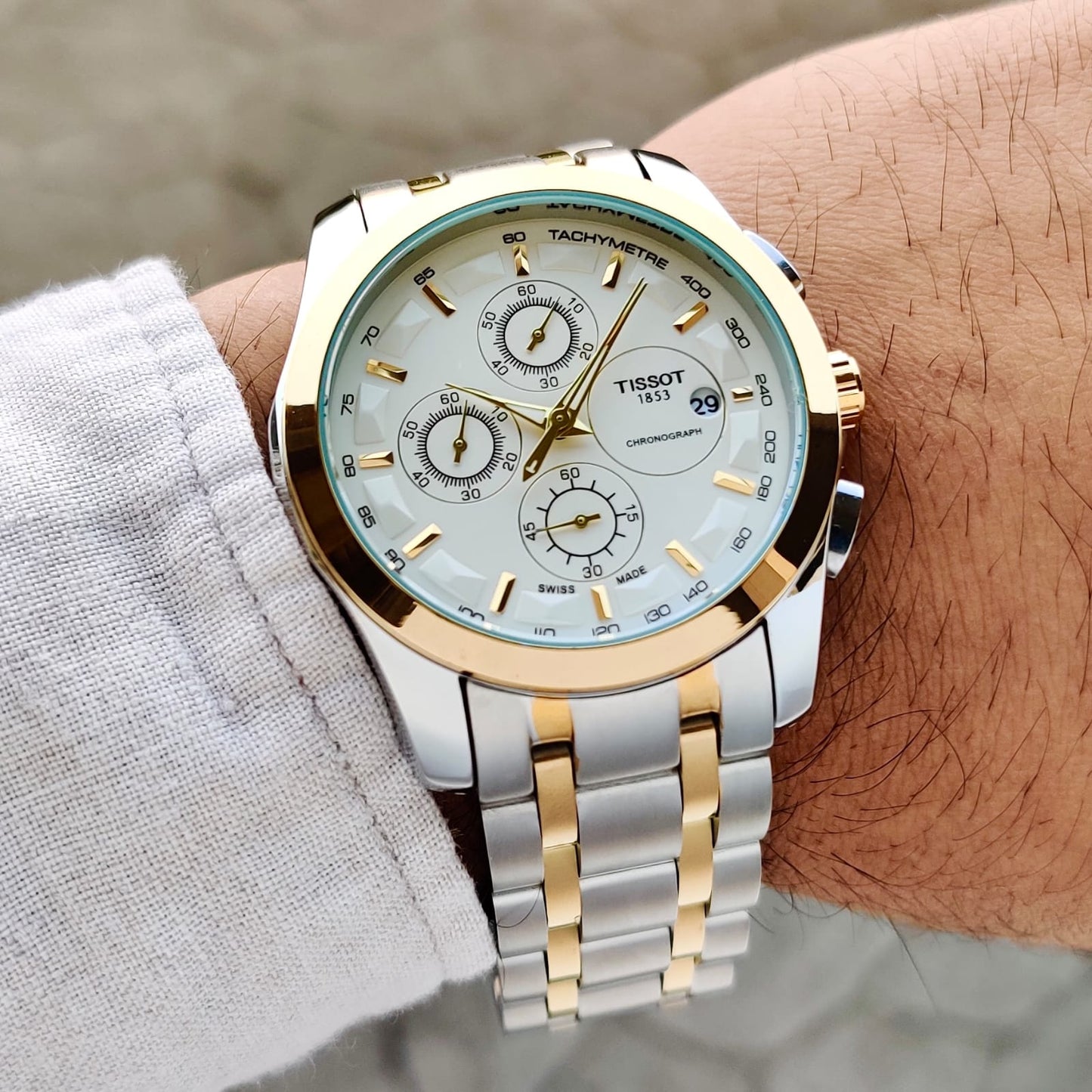 TS  Couturier Premium Gold Chronograph Series For Men