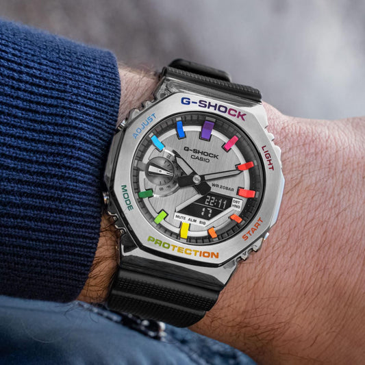 GS GA2100 Rainbow edition colour For Mens